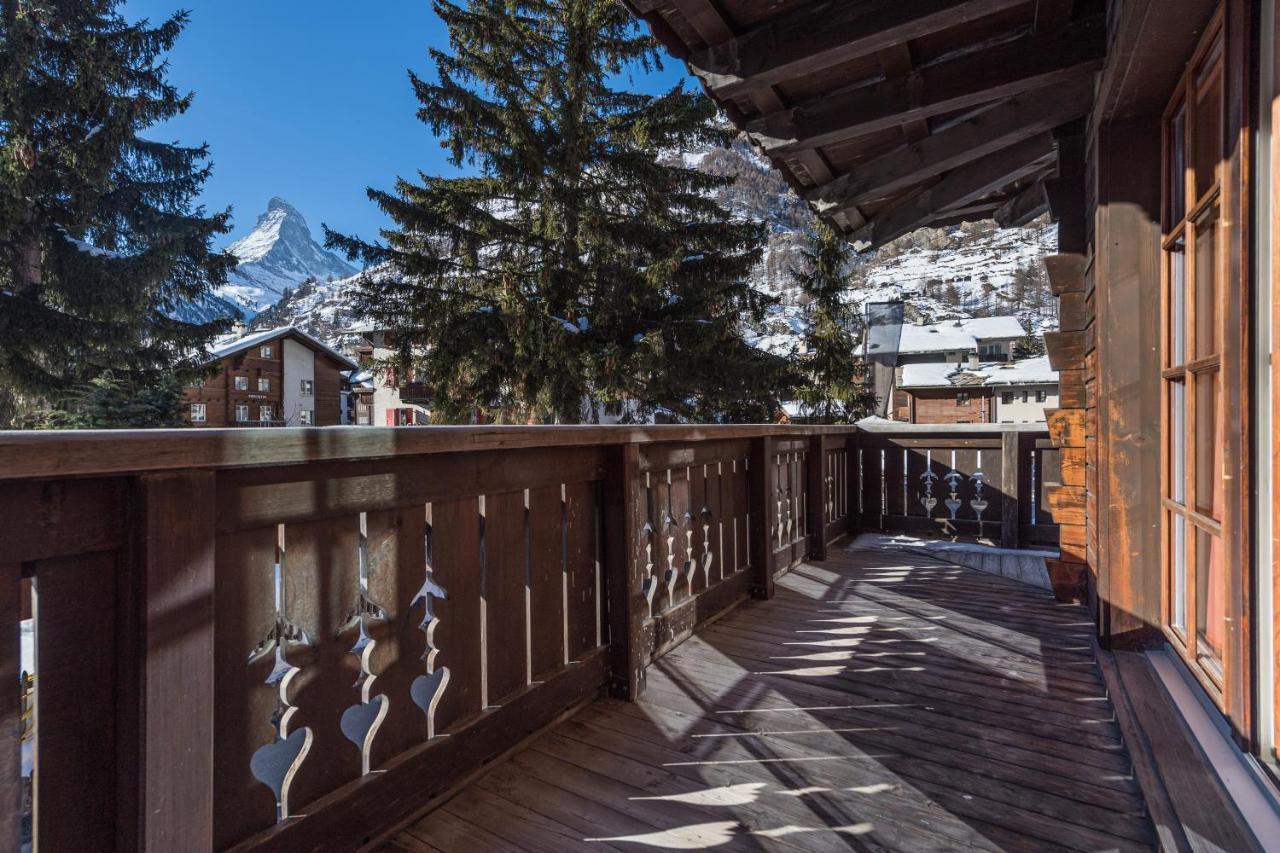 Village Apartment With Matterhorn View Zermatt Exterior photo